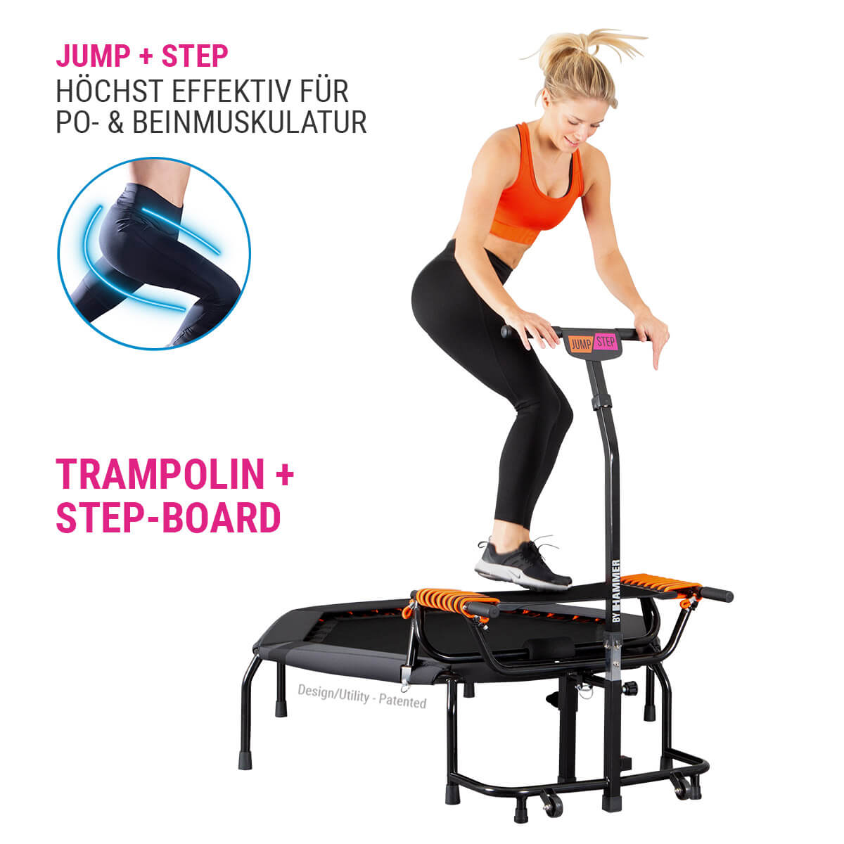 Image of HAMMER Fitness-Trampolin JumpStep
