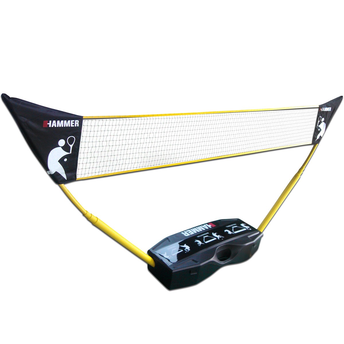 Hammer 3 in 1 Netze-Set für Volleyball Badminton & Tennis 