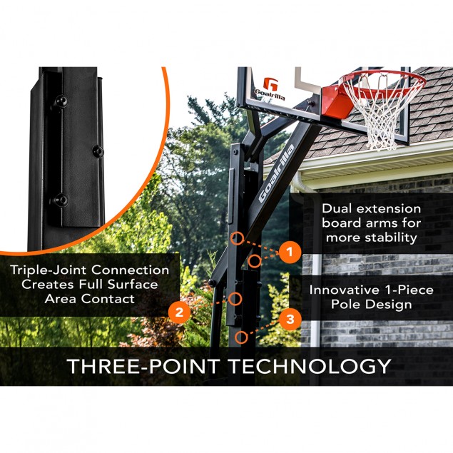 InGround Basketballanlage FT72 von Goalrilla